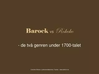 barock vs rokoko