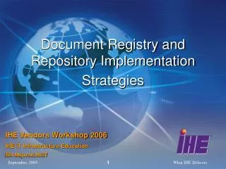 Document Registry and Repository Implementation Strategies