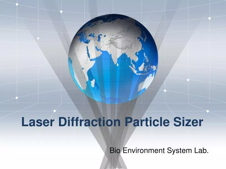 laser diffraction particle sizer