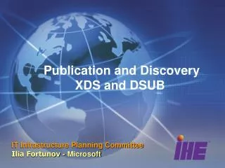 Publication and Discovery XDS and DSUB