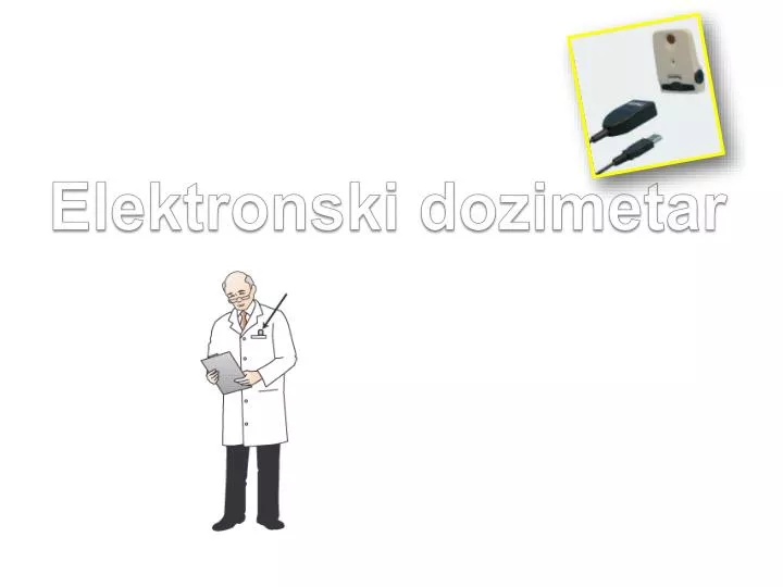 elektronski dozimetar