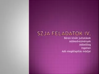 szja feladatok iv