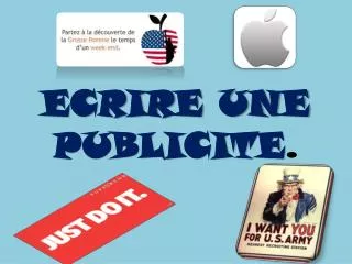 ecrire une publicite