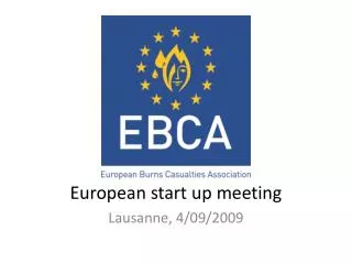 European start up meeting