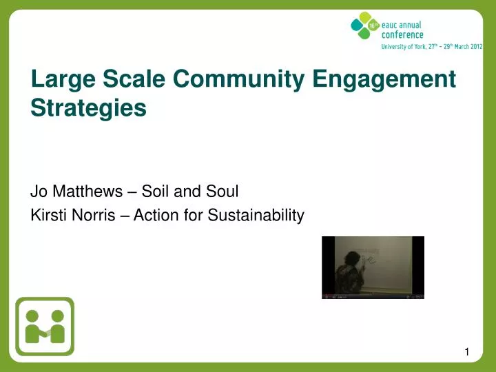 large scale community engagement strategies