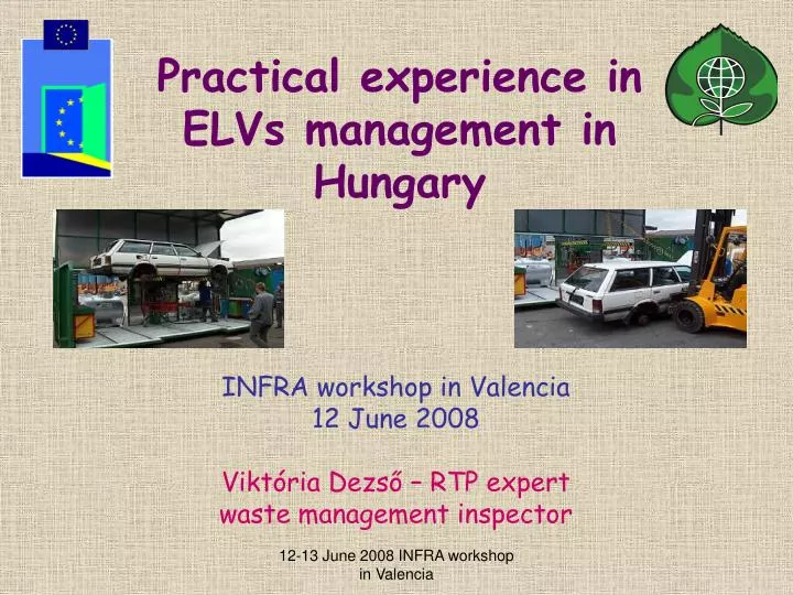 practical experience in elvs management in hungary