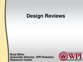 Design Reviews