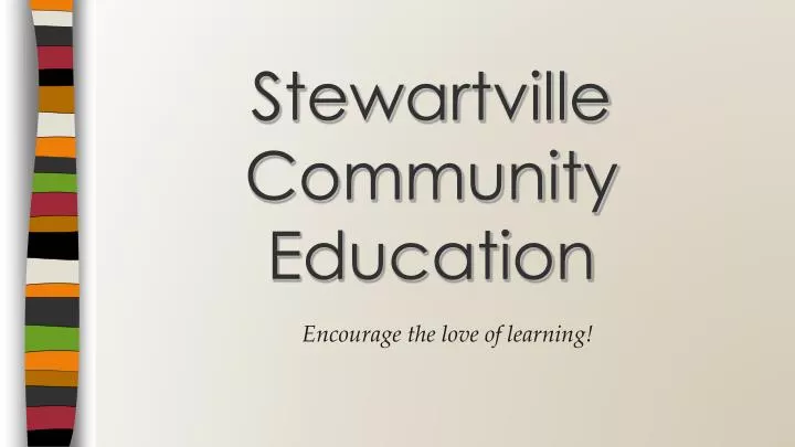 stewartville community education