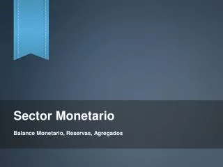 sector monetario