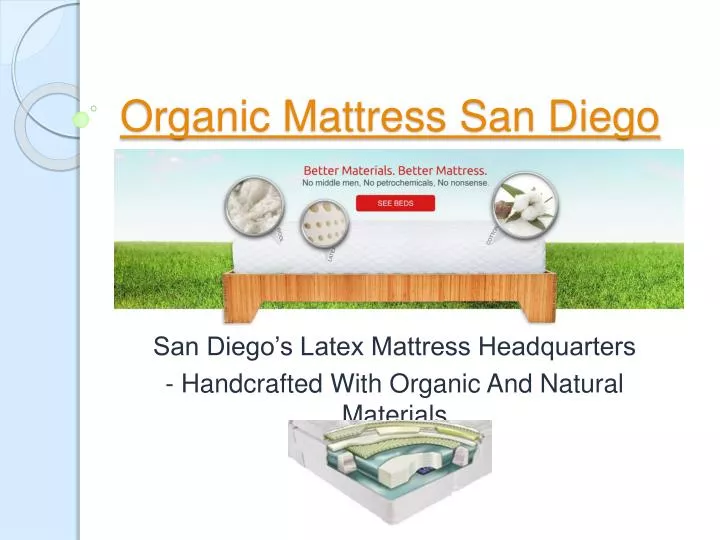 organic mattress san diego