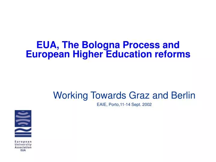 eua the bologna process and european higher education reforms