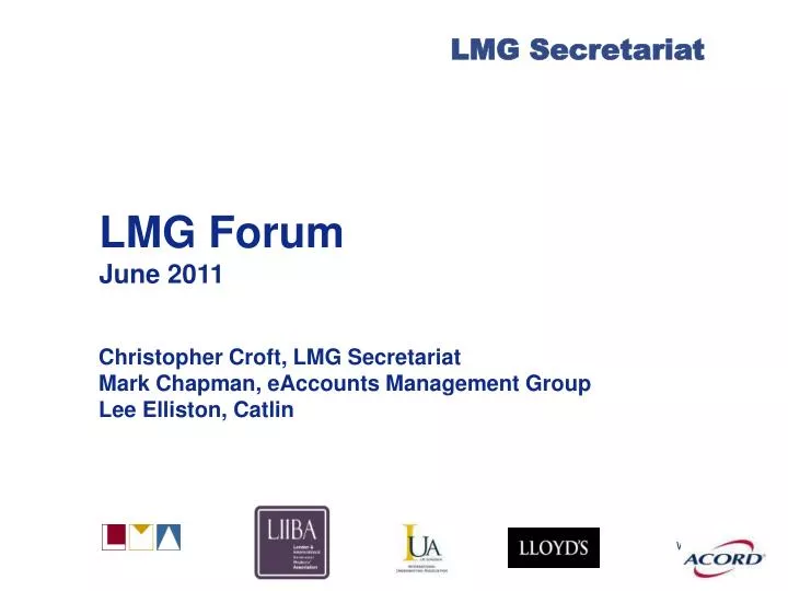 lmg forum june 2011