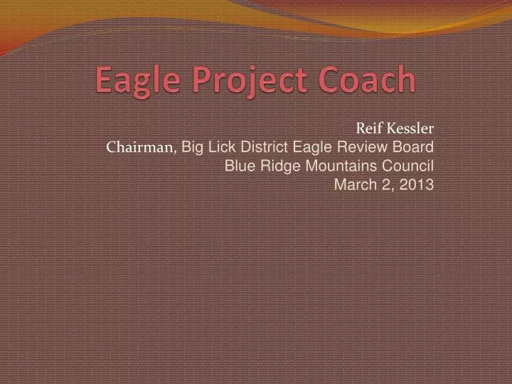eagle project coach