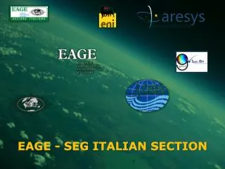 EAGE - SEG ITALIAN SECTION
