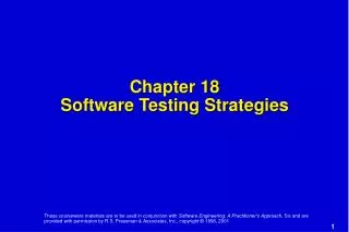 Chapter 18 Software Testing Strategies