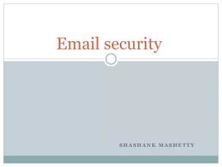 Email security