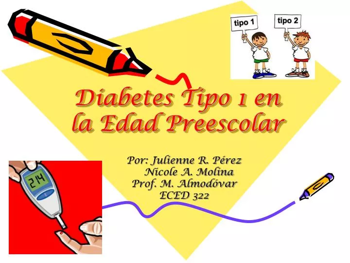 diabetes tipo 1 en la edad preescolar