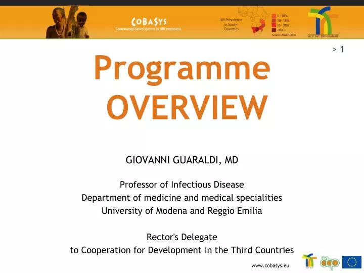 programme overview