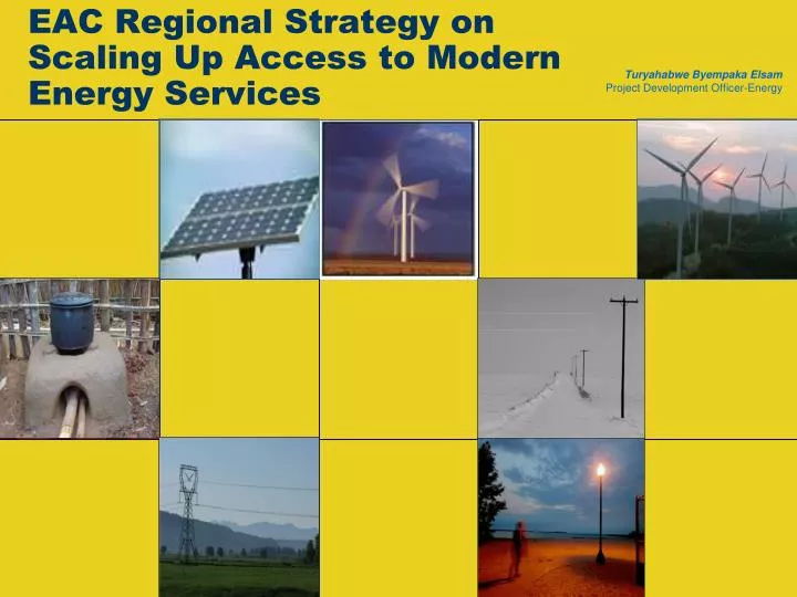 eac regional strategy on scaling up access to modern energy services