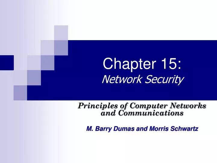 chapter 15 network security