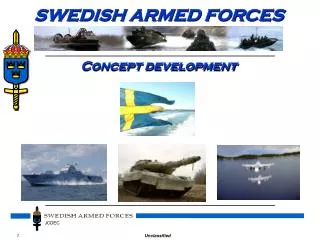 SWEDISH ARMED FORCES Concept development