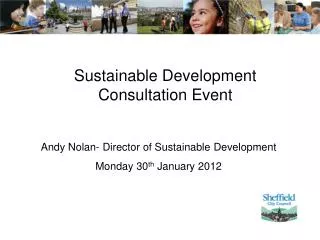 Sustainable Development Consultation Event