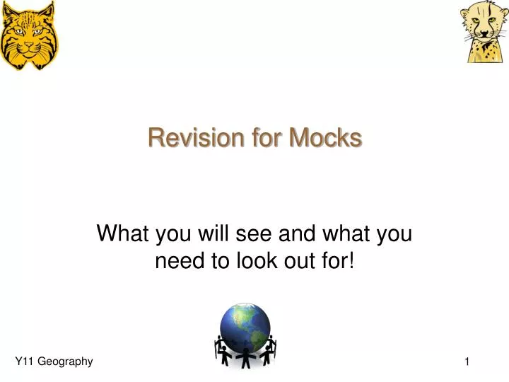 revision for mocks