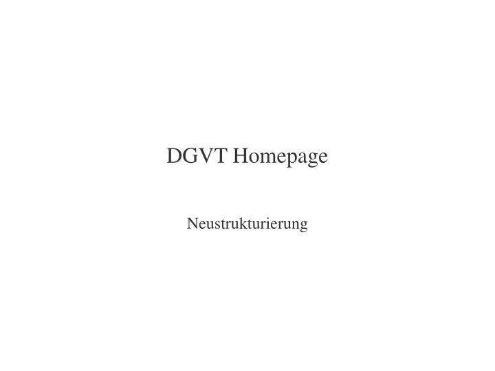 dgvt homepage