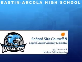 School Site Council &amp; English Learner Advisory Committee