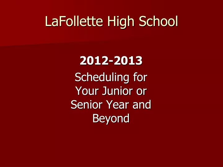 lafollette high school