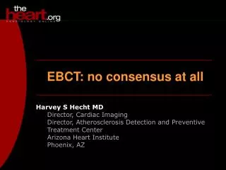 EBCT: no consensus at all