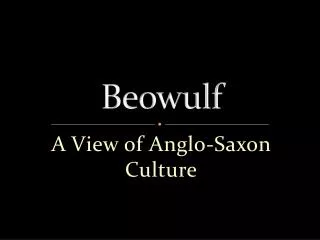 Beowulf