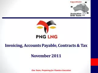 Invoicing , Accounts Payable, Contracts &amp; Tax November 2011