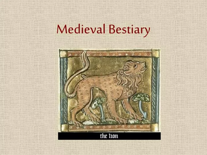 medieval bestiary
