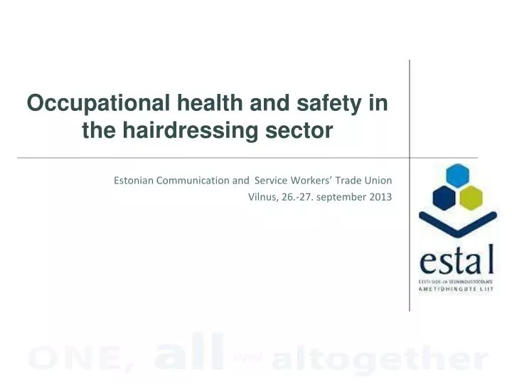 occupational health and safety in the hairdressing sector