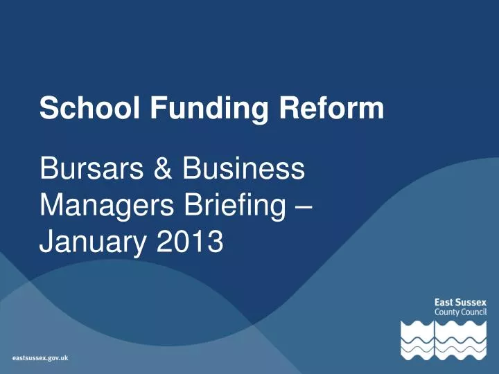 school funding reform