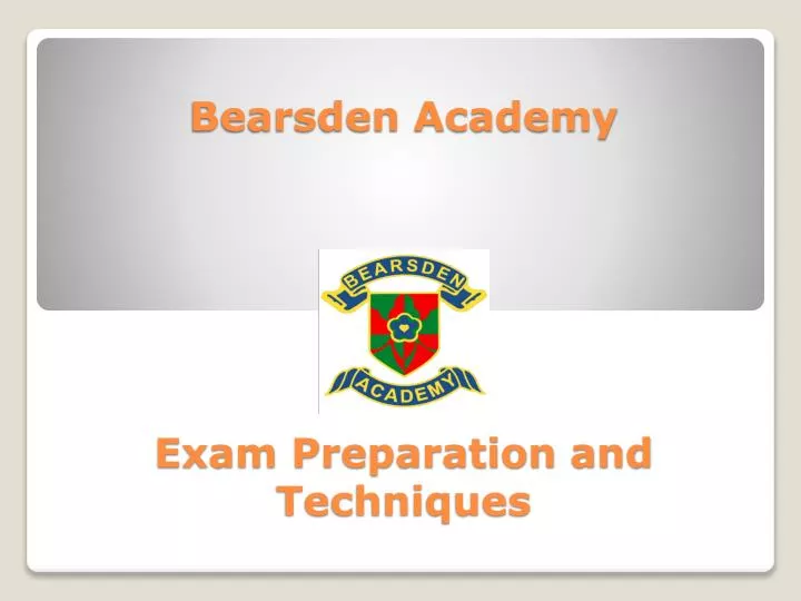 bearsden academy exam preparation and techniques