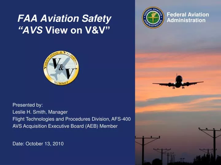 faa aviation safety avs view on v v