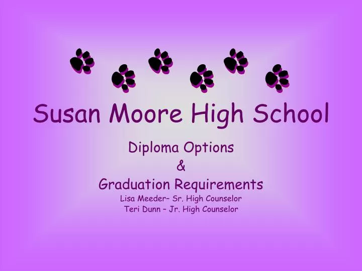 susan moore high school