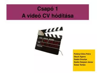 csap 1 a vide cv h d t sa