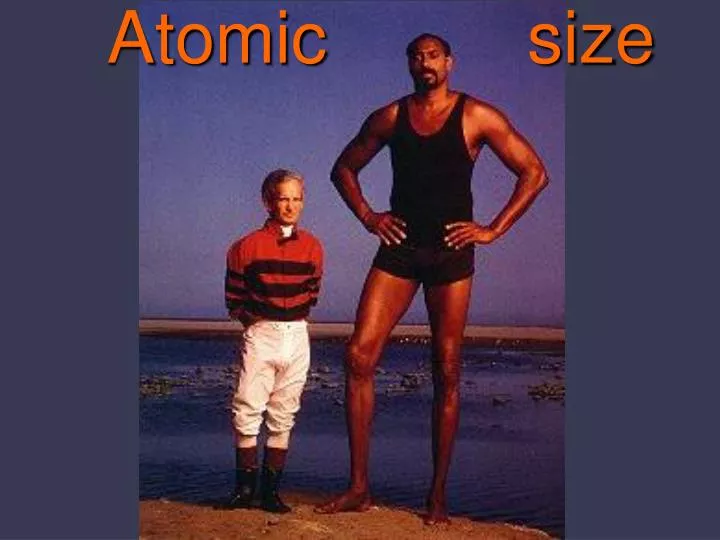 atomic size