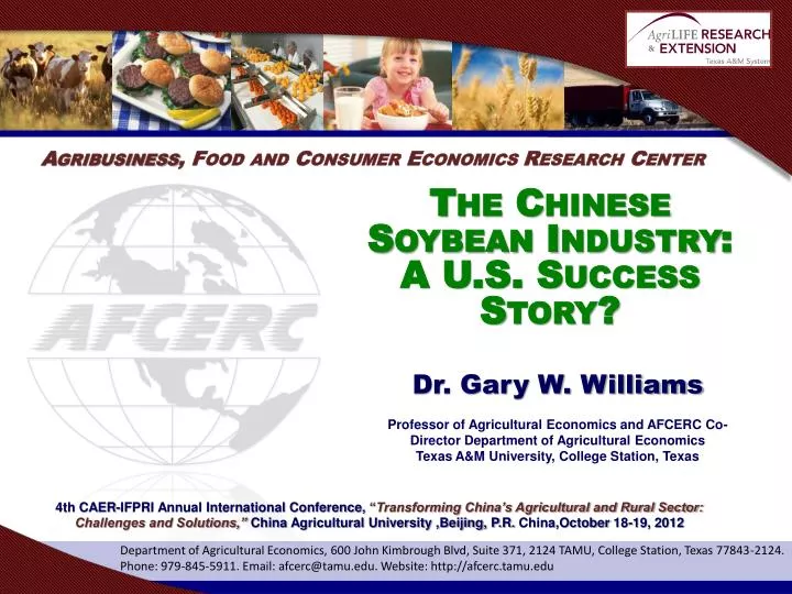 agribusiness food and consumer economics research center