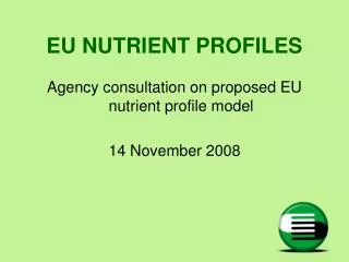 EU NUTRIENT PROFILES