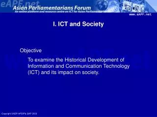 I. ICT and Society