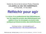Réfléchir pour agir - slide 1