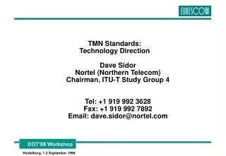 TMN Standards: