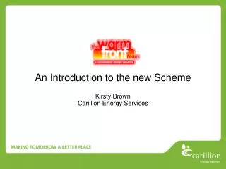 An Introduction to the new Scheme