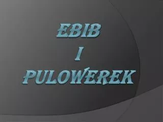 EBIB i pulowerek