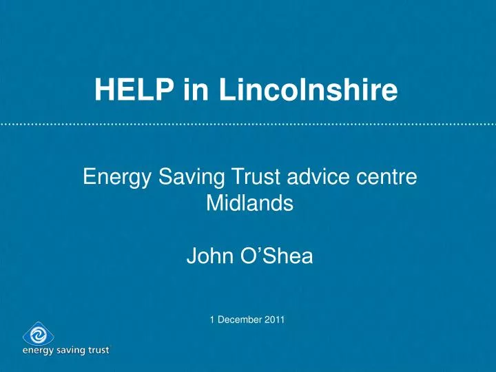help in lincolnshire