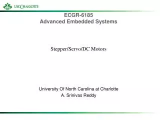ECGR-6185 Advanced Embedded Systems